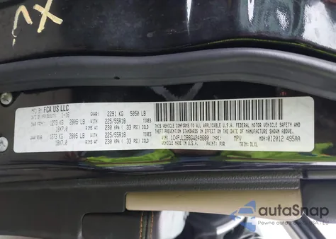 2016 Jeep Cherokee Limited z USA, uszkodzony, nr VIN 1C4PJLDB8GW249680